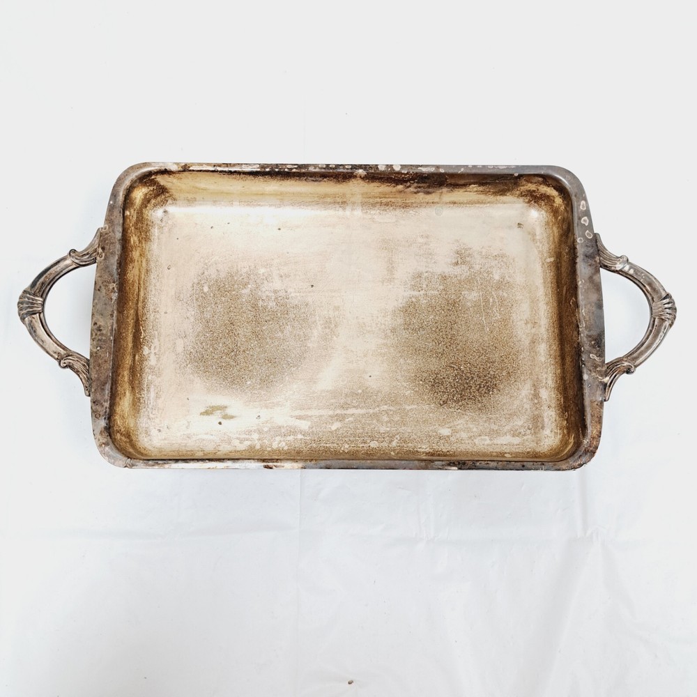 Vintage Silver Plate Vegetable Serving Dish Elegant