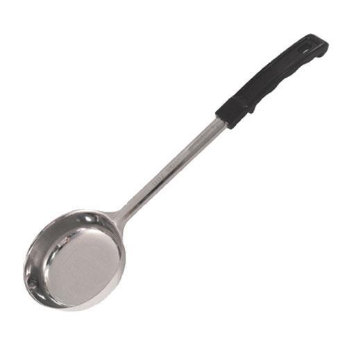 Winco - FPS-6 - 6 oz Black Solid Portion Spoon