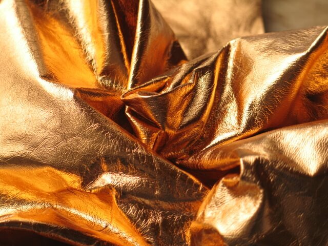 ULTRA Premium Lambskin hides Metallic Cooper
