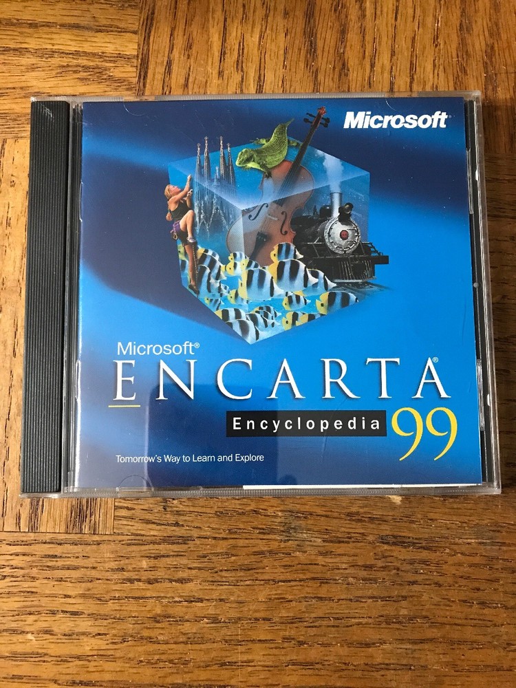 Microsoft Encarta 1999 PC Cd