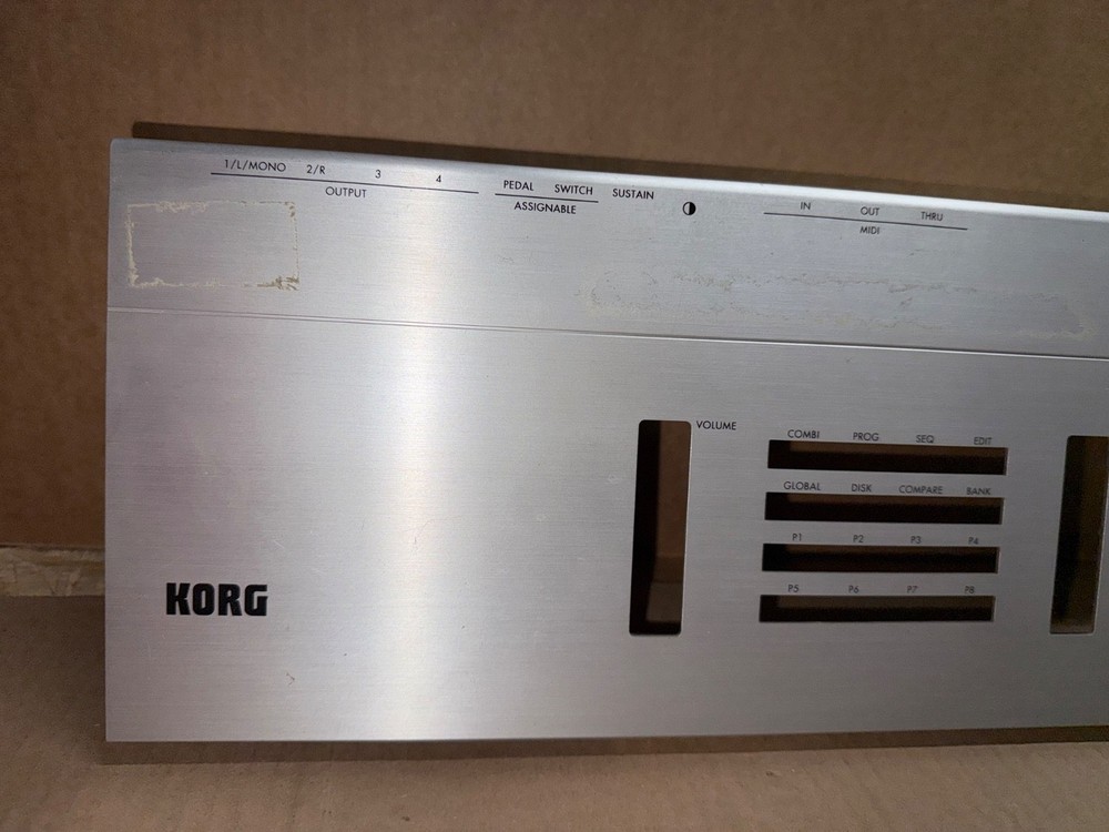 KORG TRINITY CONTROL PANEL HOUSING