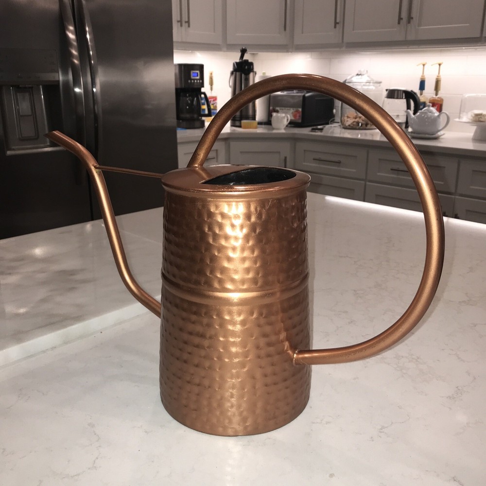 Plow & Hearth COPPER Color Hammered Tall Watering Can
