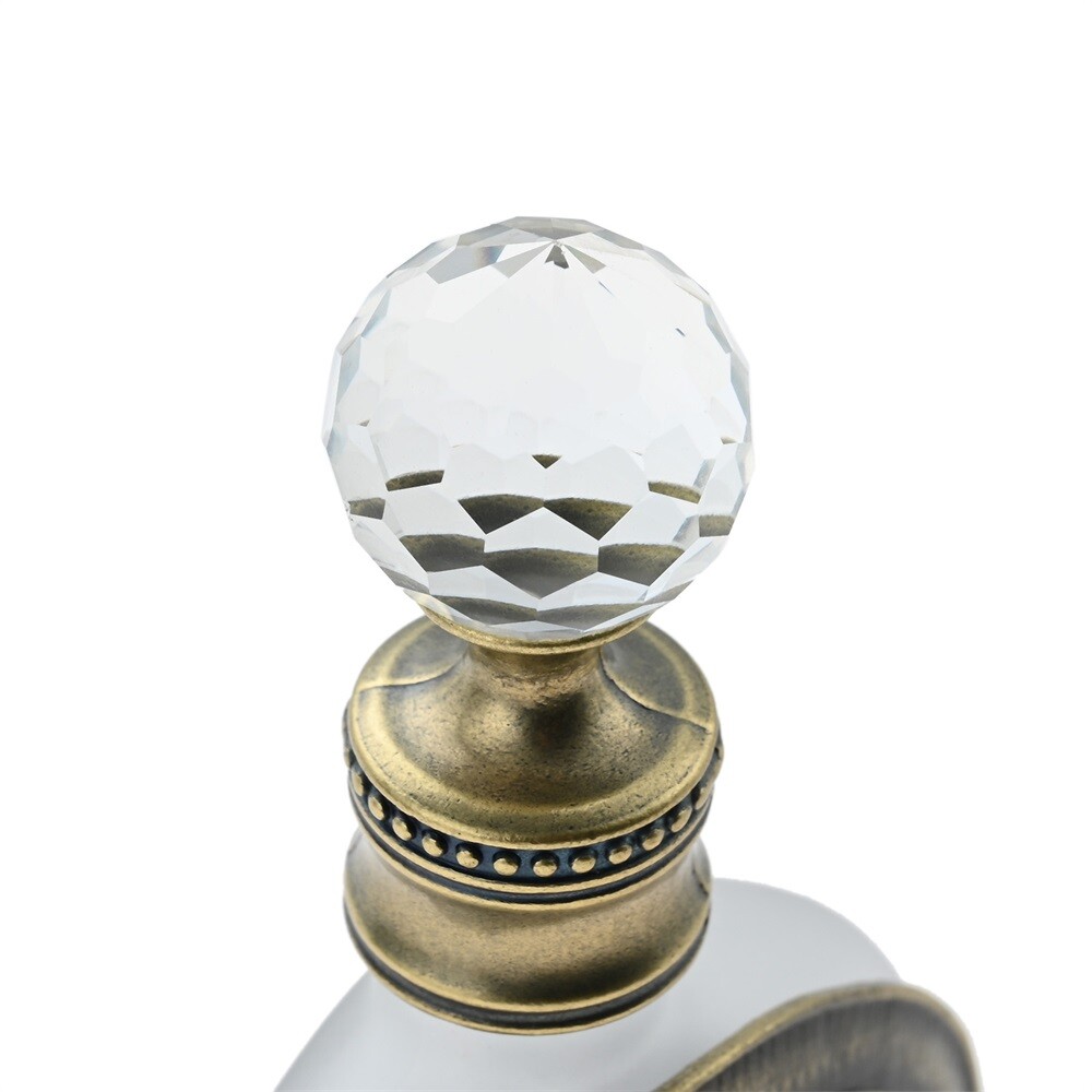 30ml Crystal Vintage Pearl Perfume Bottle Empty Refillable Container Decor Gift