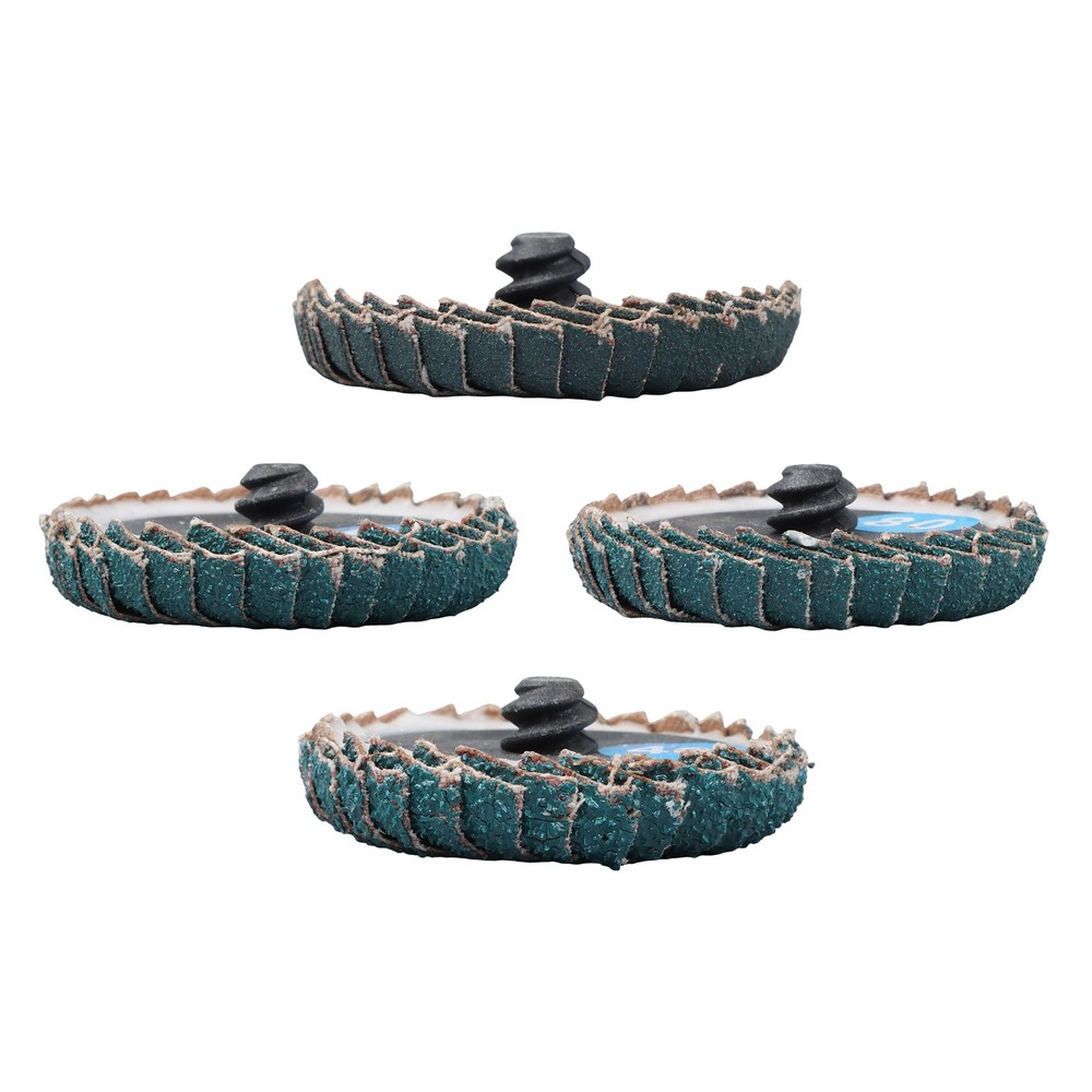12Pack Mixed Curved Flap Disc 2" Quick Change Sanding Discs for Die Grinder