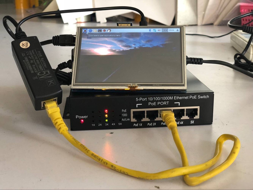 Gigabit Active PoE Splitter 5V Micro USB Jetson Nano Raspberry Pi 3B+ 3B Plus