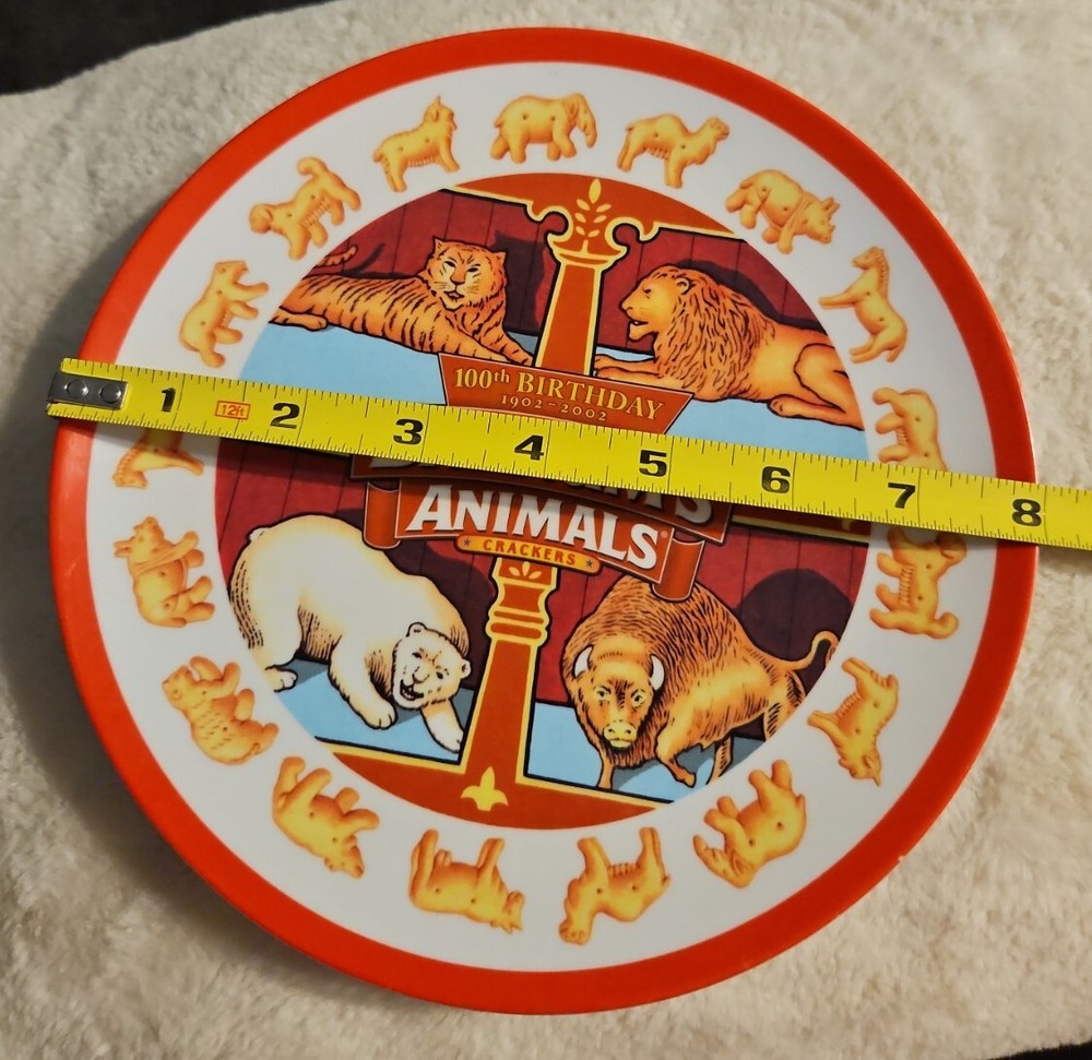 Nabisco Barnum's Animals Commemorative Plate Spoon Fork Bowl