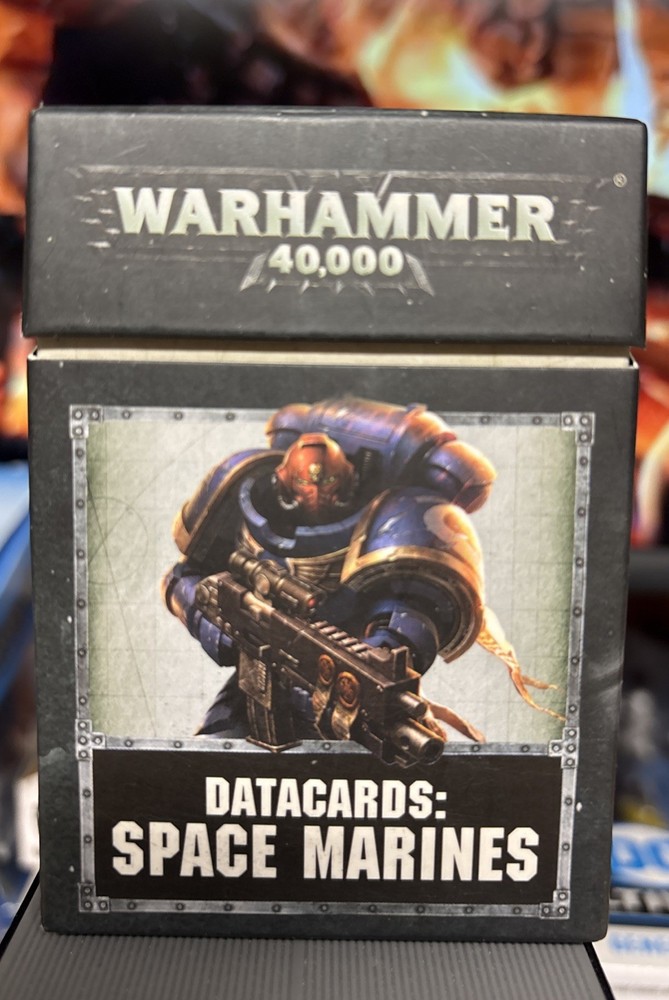 Space Marine Datacards Warhammer 40k 8th Edition  WH 40000 Open Box & Complete