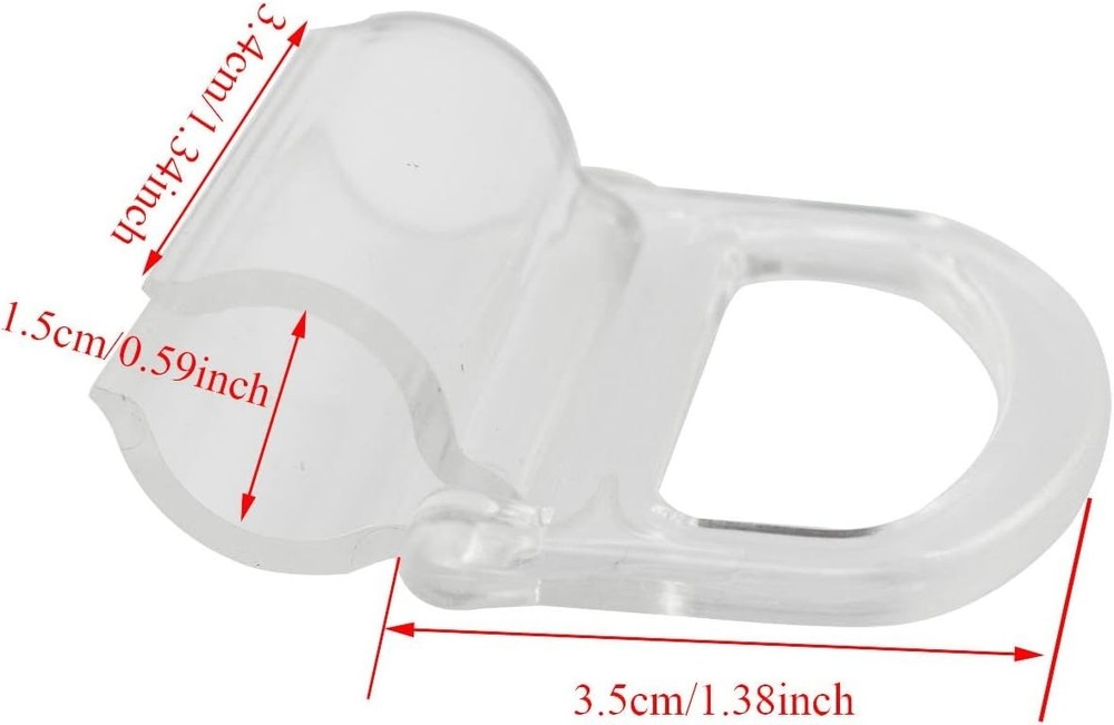 Lifting Clamp Pull Cordless Roller Blinds Shades Transparent Handle Pull Fit