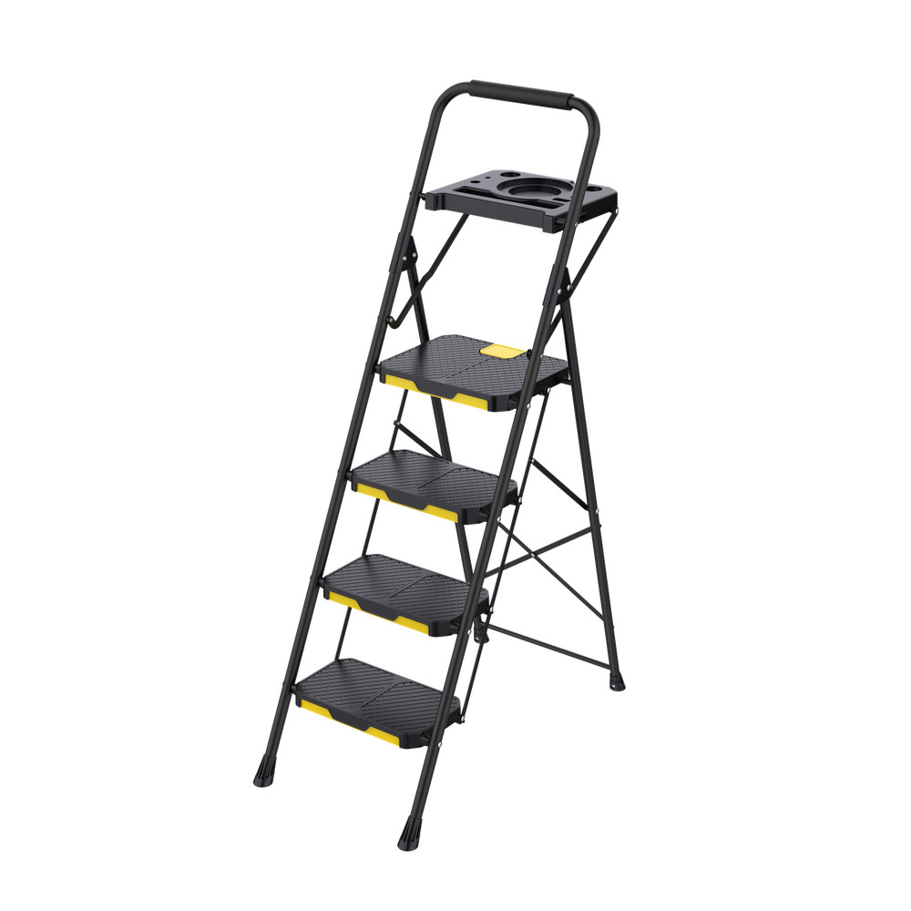 Neat Living 4-Step Ladder with Tool Platform