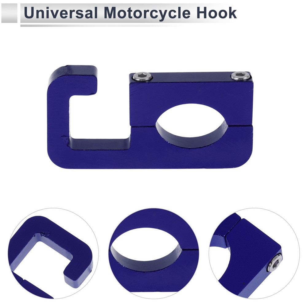 Double Arc Hook For Motorcycle Hex Key Gasket 1 Set Blue