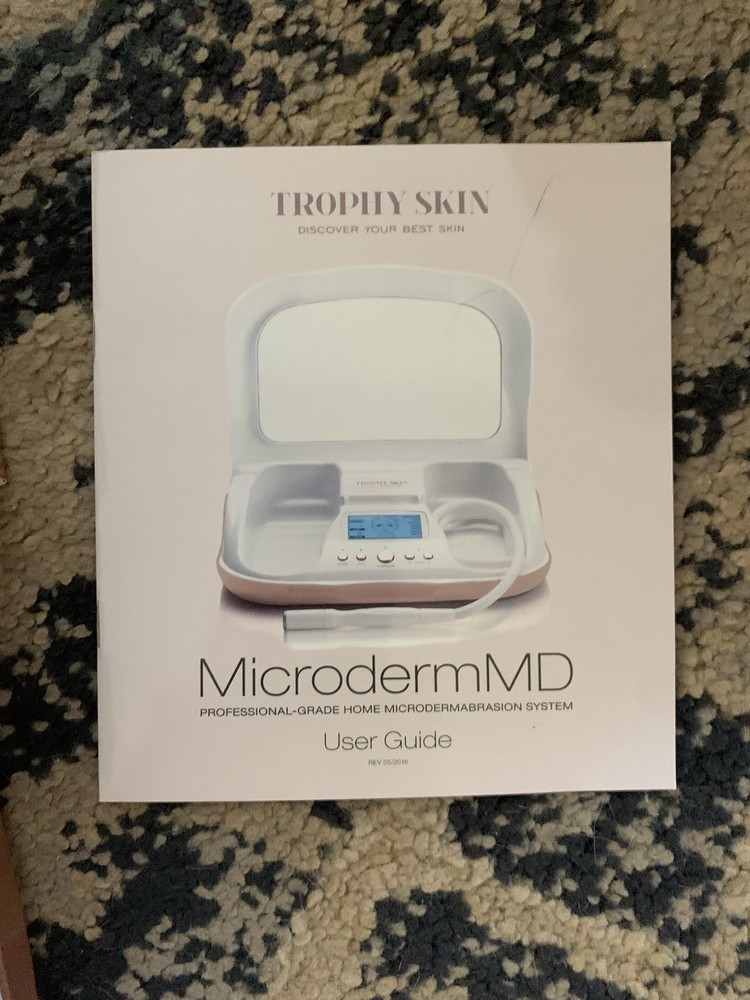 Trophy Skin MicrodermMD Professional Grade Home Microdermabrasion System openbox