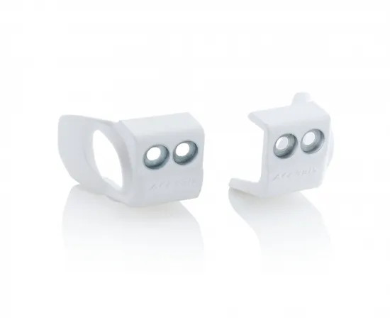 Acerbis White Fork Shoe Boot Protector Pair