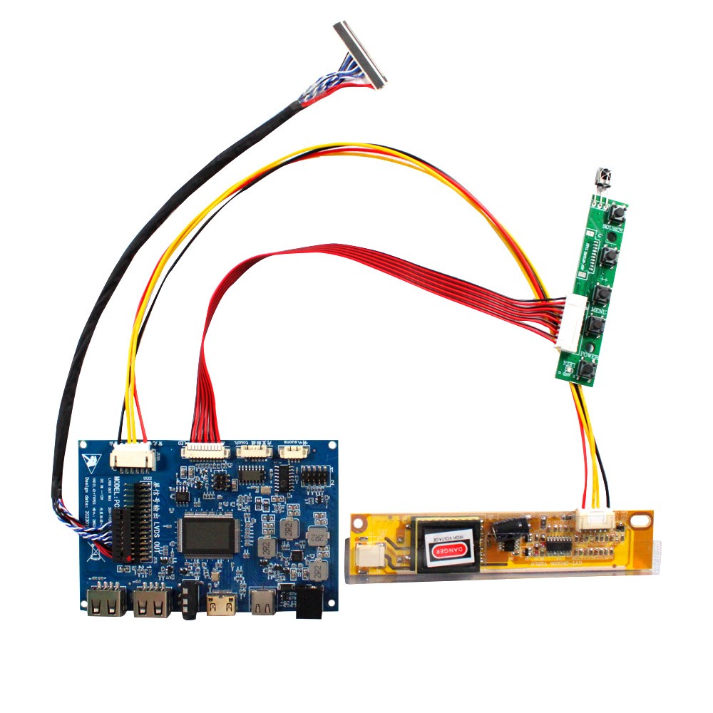 USB C LCD Controller Board For 15.4 in LP154WX3 LP154W01 1280x800 LCD Panel