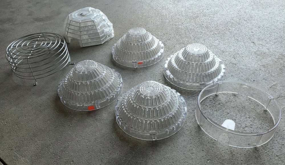 QTY. 6 MISCELLANEOUS SMOKE DETECTOR COVERS