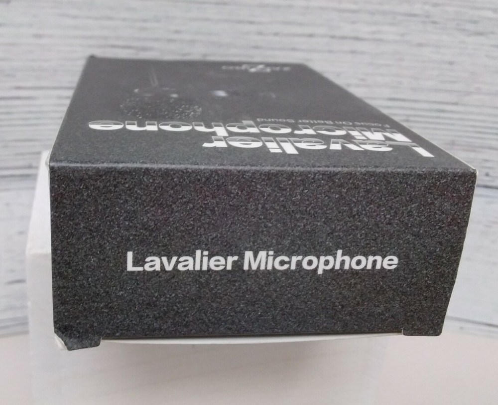 NEW Zaffiro Lavalier Microphone Black
