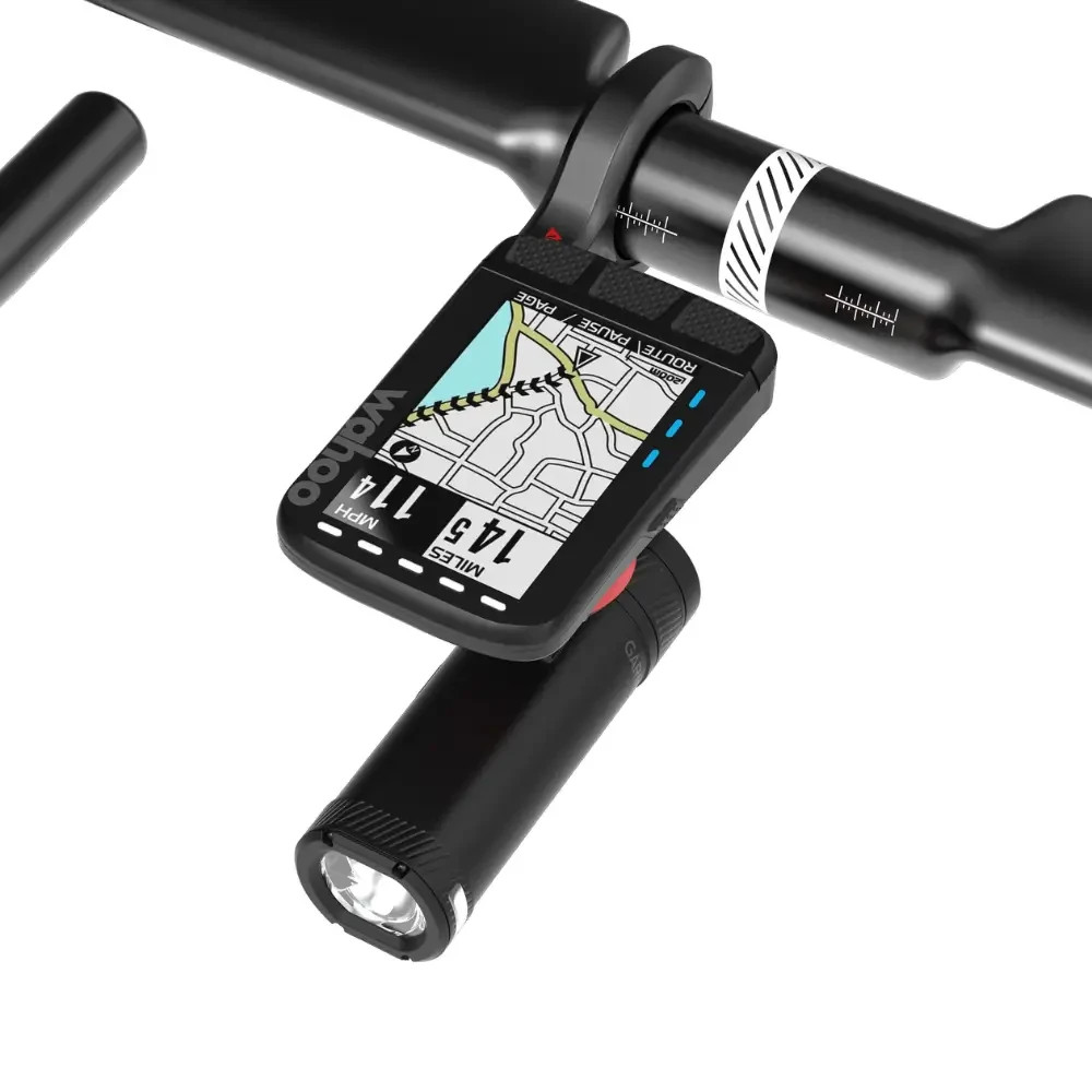 KOM Cycling CM06 Computer Mount + Accessory Adapter. Black