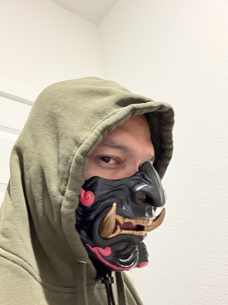 3D Printed Oni Mask Samurai Mask