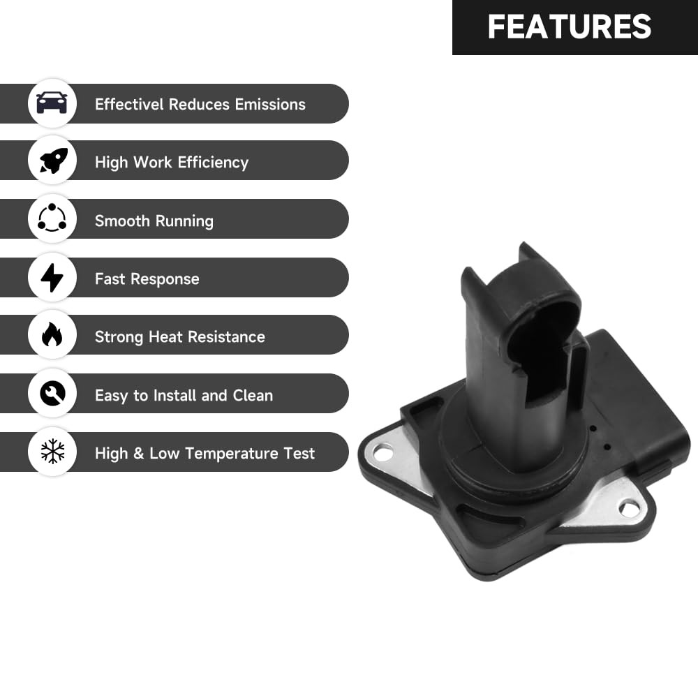 Mass Air Flow Sensor Meter Sensor MAF Sensor - Compatible for Mazda 3 Mazdasp...