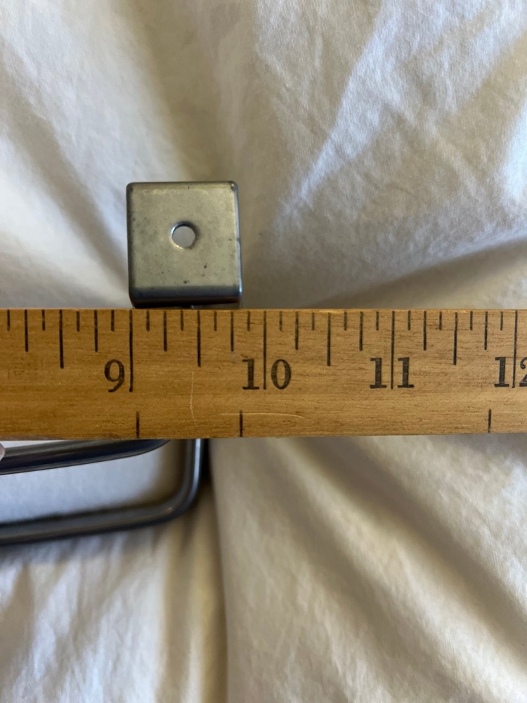 Small Silver Double Towel Hanger Size 10" Long
