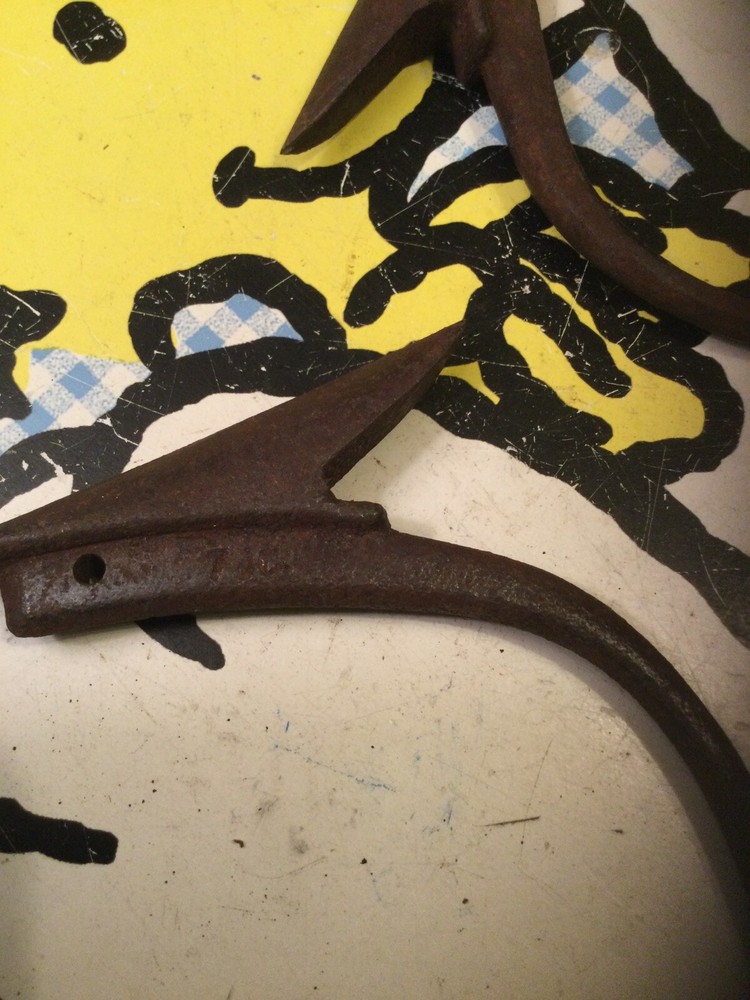 Vintage Pair Replacement Tree Pole Climbing Spikes NOS