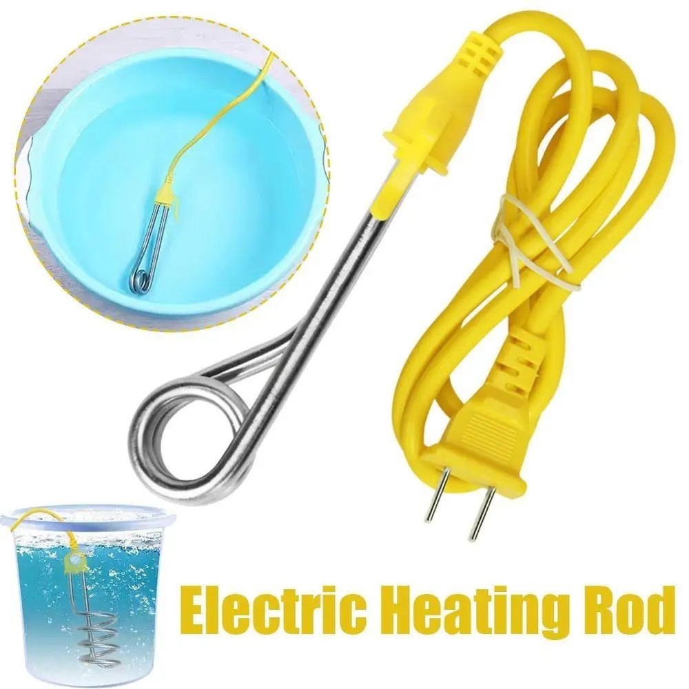 600W Electric Immersion Heater Water Boiler Travel Hot Rod