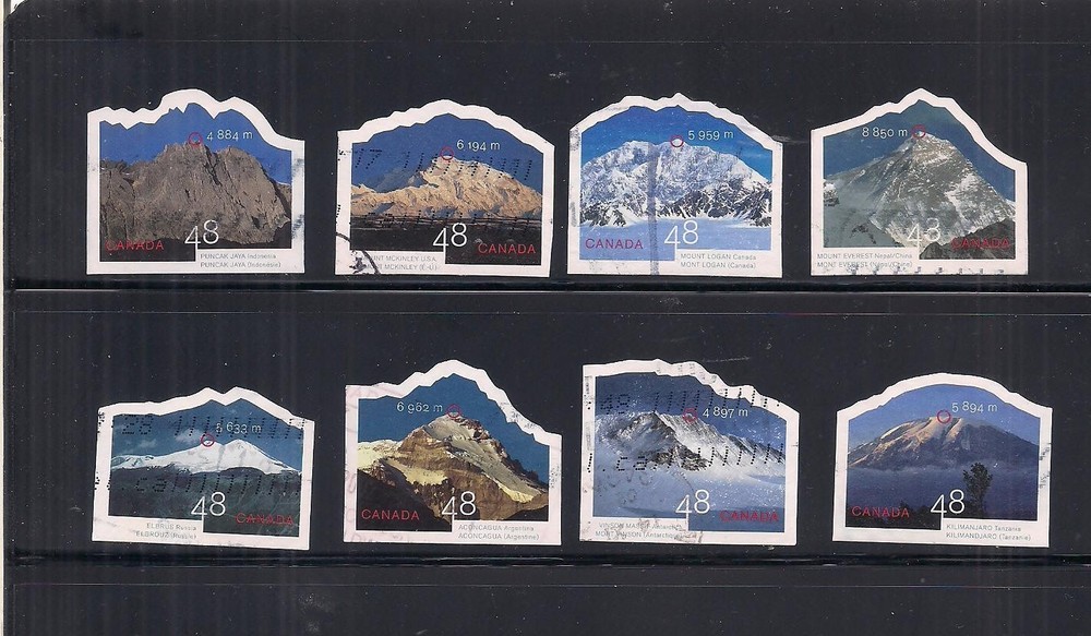 Canada #1960a-h  used CV 12$
