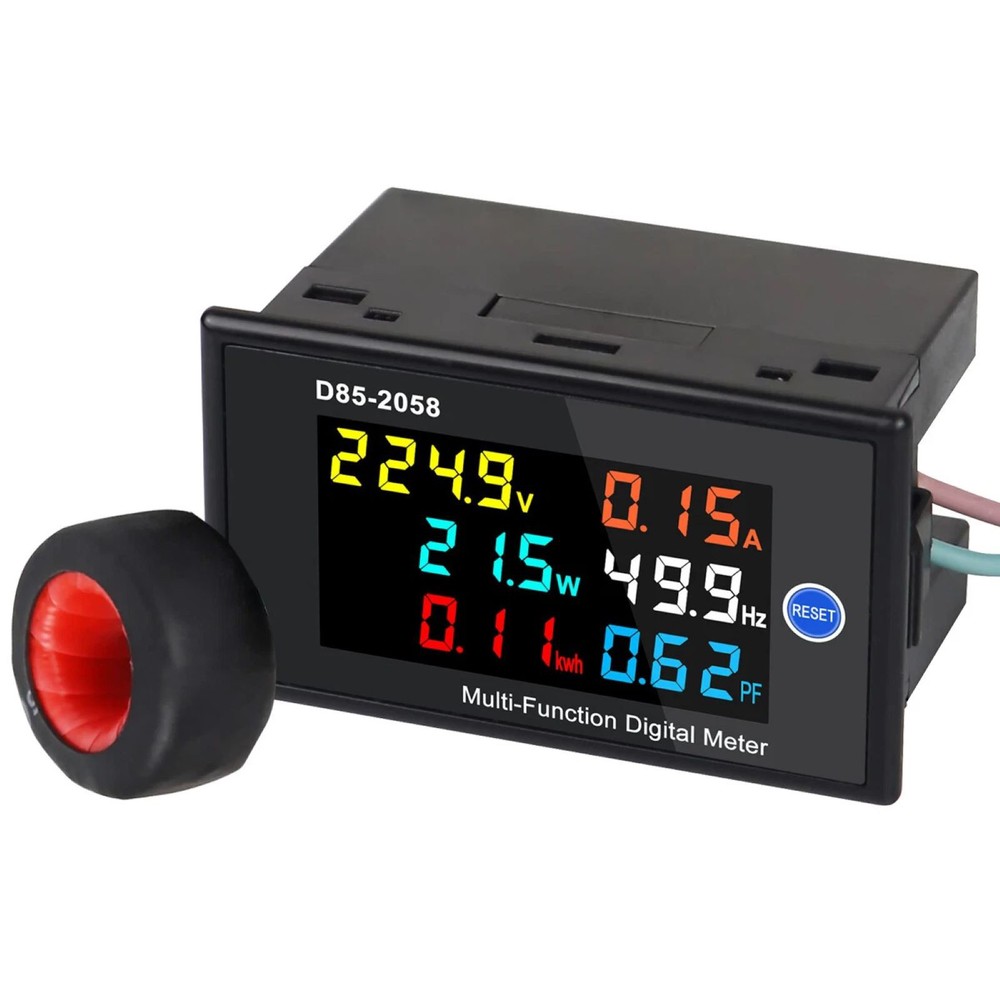 70*40*39mm Compact, Durable Digital LCD AC Panel Meter With Easy Installation