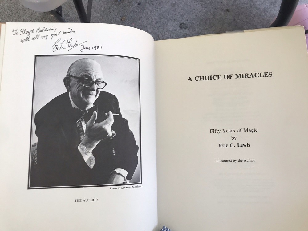 Eric C. Lewis Miracles Trilogy Magic Books (Signed)