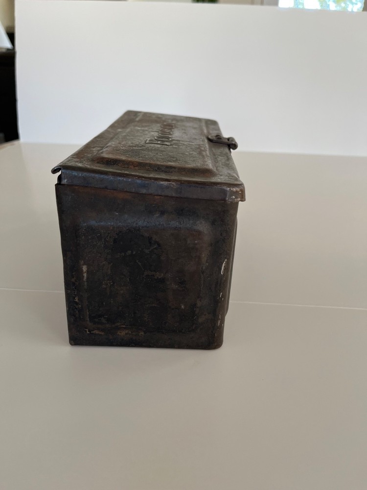 Vintage Fordson Toolbox Original Embossed for Tractor