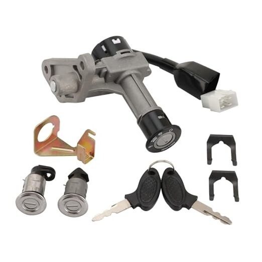 4 Wire Ignition Key Switch Assembly Replacement for GY6 49cc 50cc 60cc 72cc