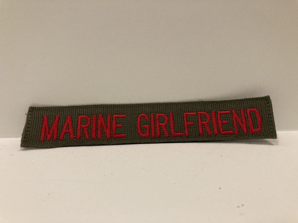 Marine Girlfriend Name Tape USMC