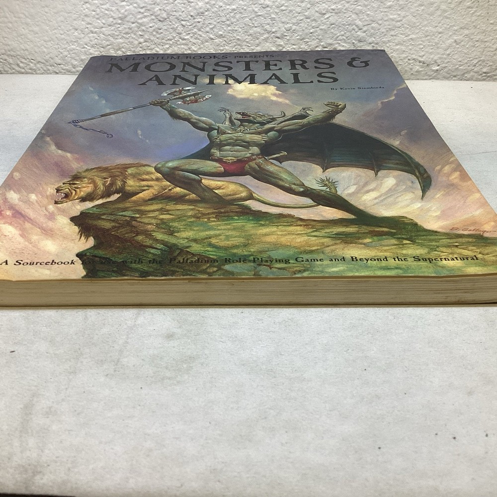 Palladium Books Monsters & Animals Sourcebook MS62334