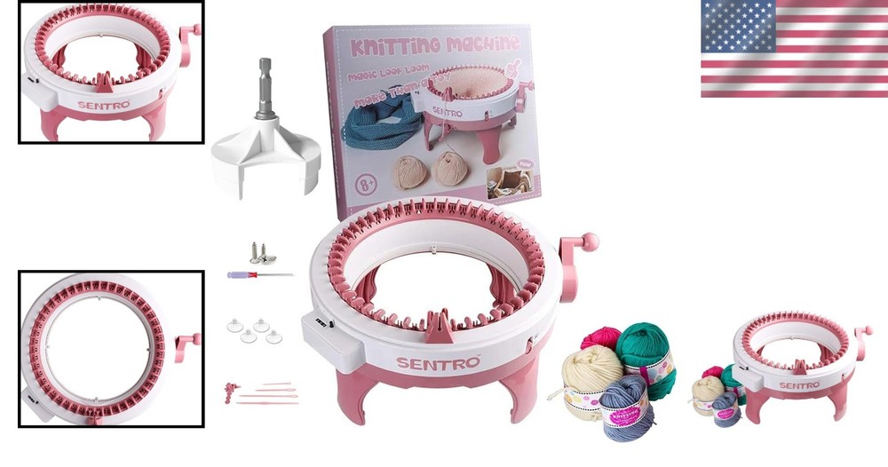 Sentro 48 Pins Knitting Machine with Row Counter