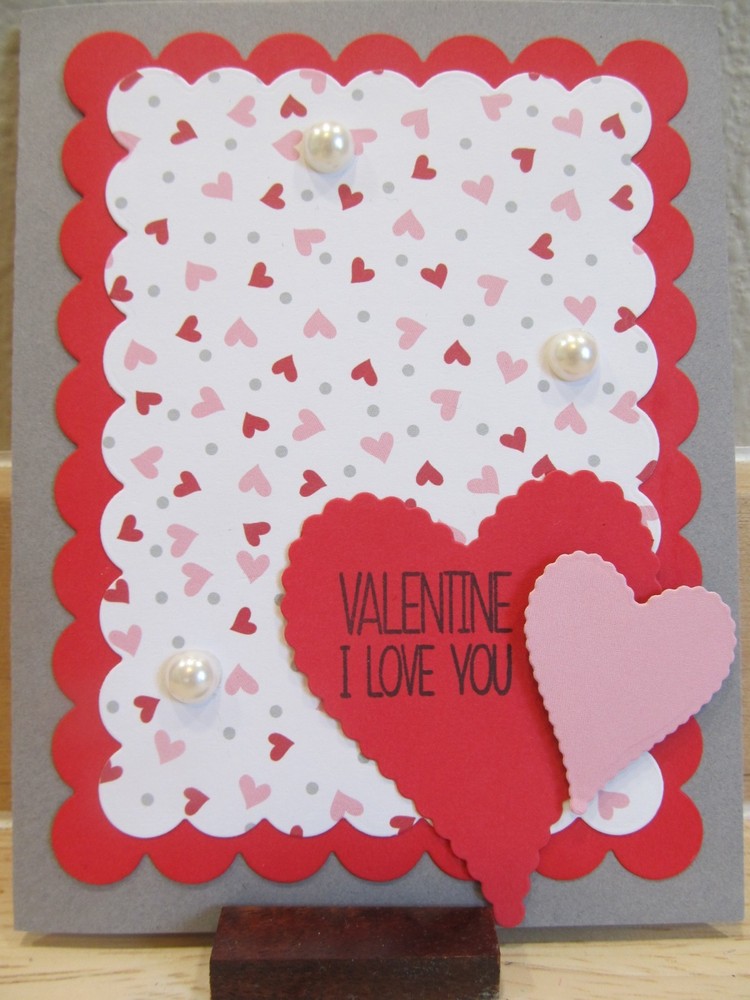 Handmade Happy Valentine’s Day Card