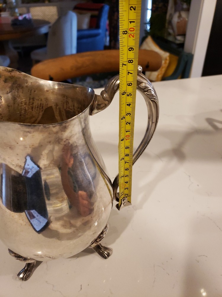 Vintage Silver Plated Water Pitcher