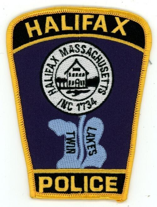 MASSACHUSETTS MA HALIFAX POLICE NICE SHOULDER PATCH SHERIFF