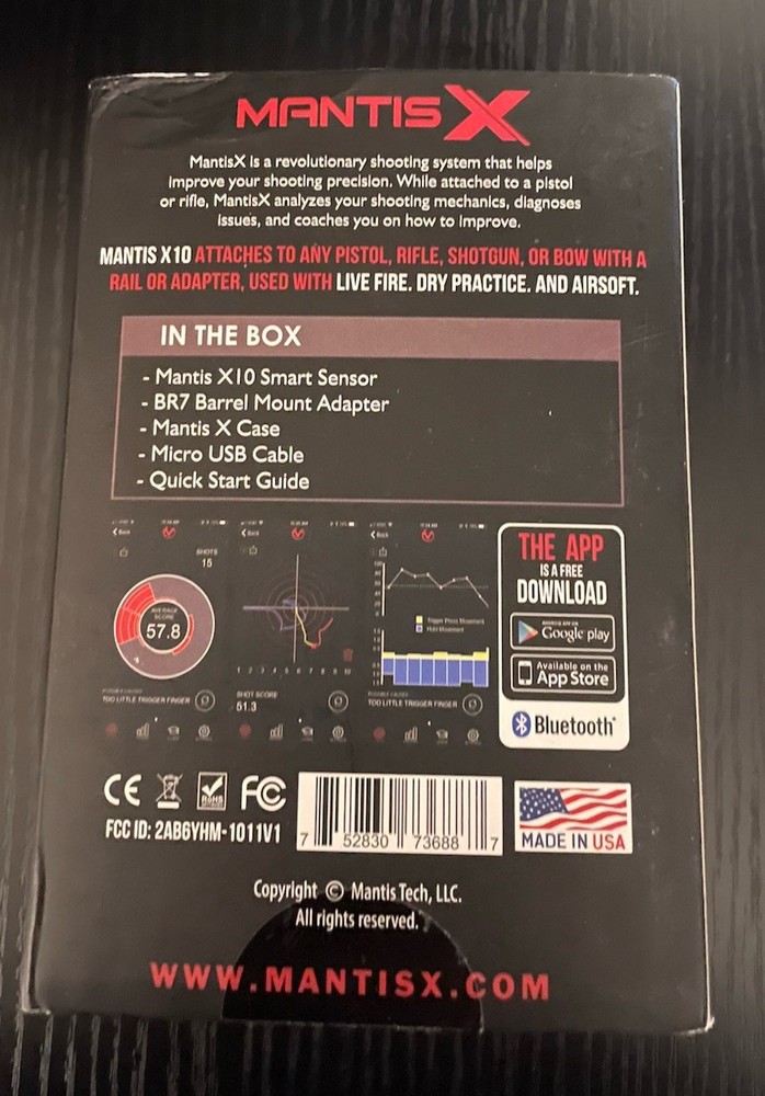 Mantis X10 Elite Shooting Performance System - Training Device