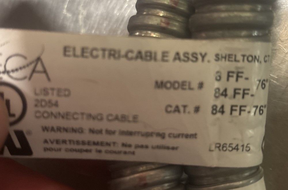 ECA Interion 84 ff-76” Pass Through Cable / Jumper For Non Powered 76” Panel