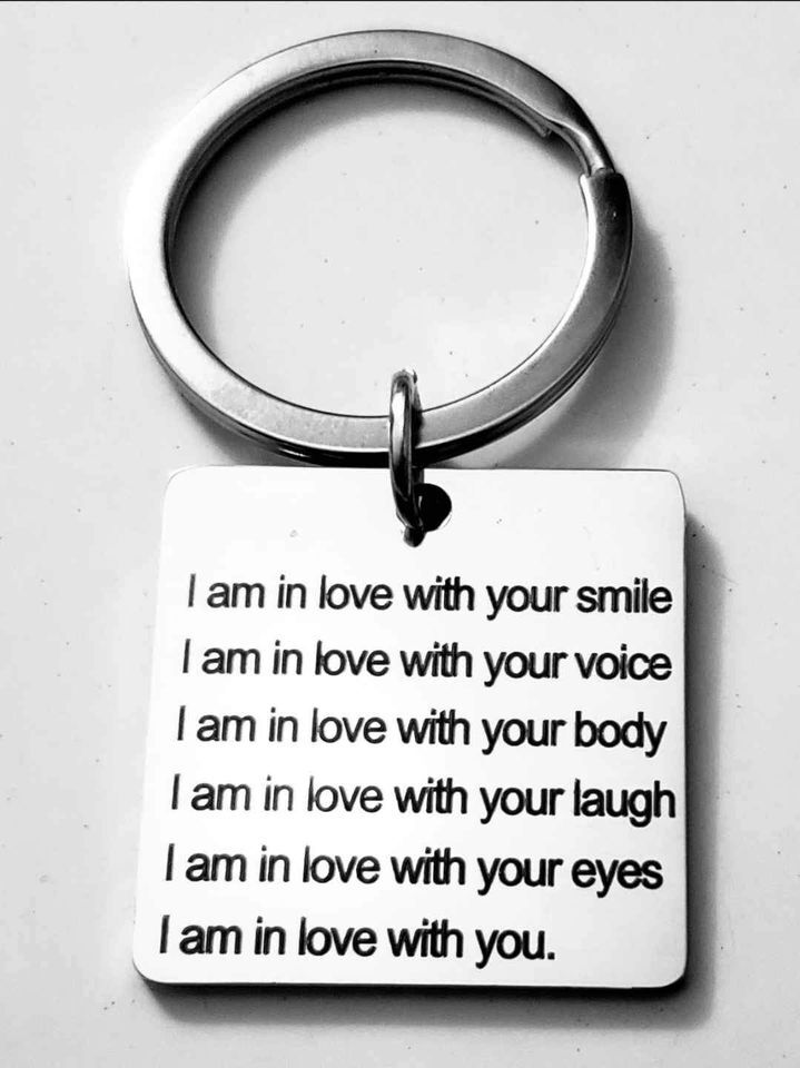 I'm In Love With You Keychain