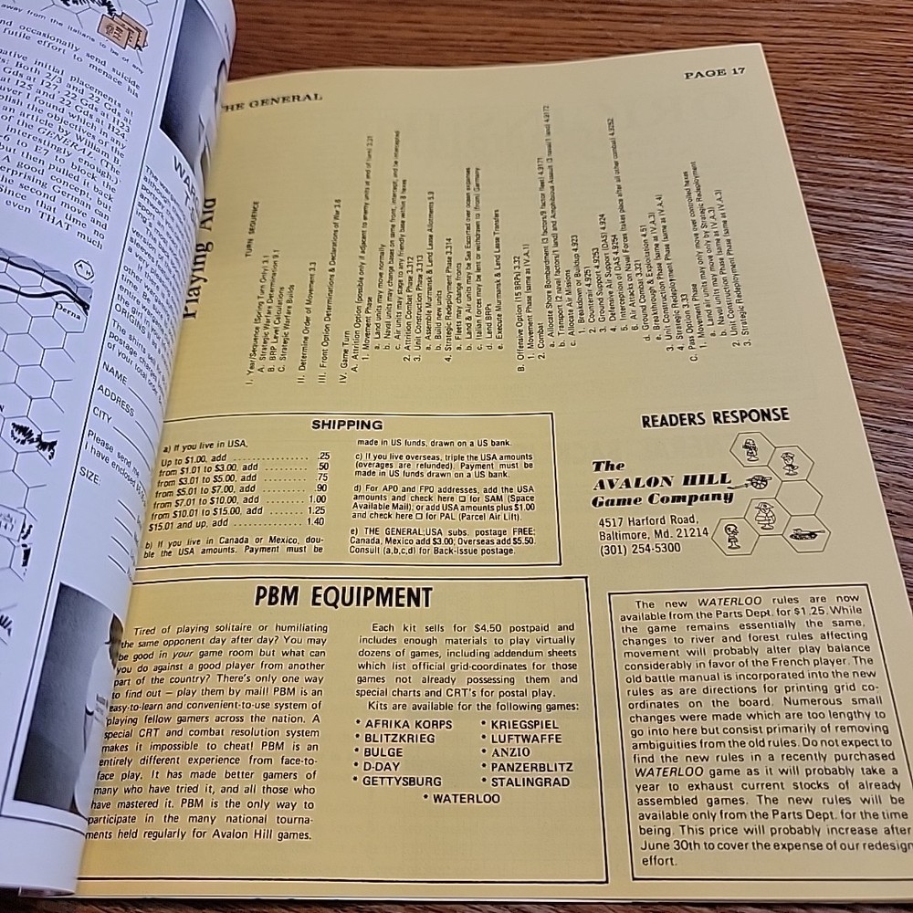 Avalon Hill: The General Magazine: Volume 12: Number 5