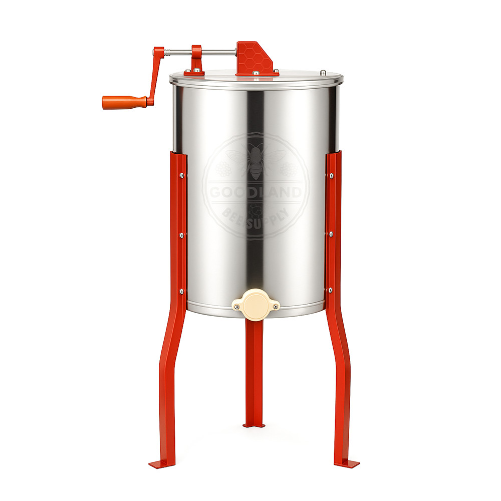 Pro 3 Frame SS Honey Extractor Beekeeping Supply Beehive Processing HE3MAN