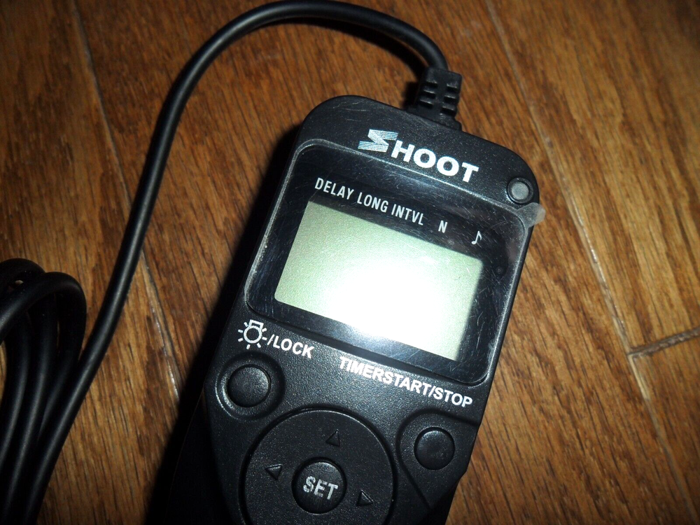 Shoot Timer Remote Control Shutter Release for Cameras