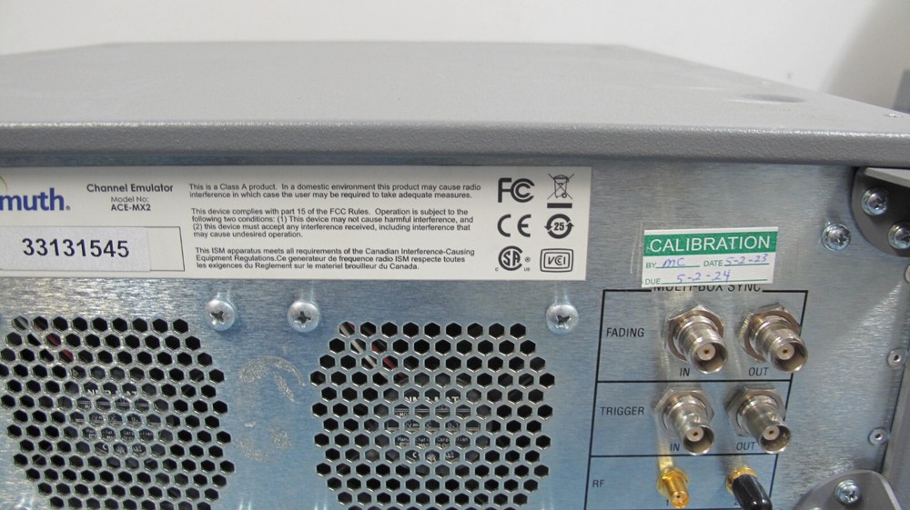 Azimuth ACE-MX2 MIMO Broadband Wireless Channel Emulator