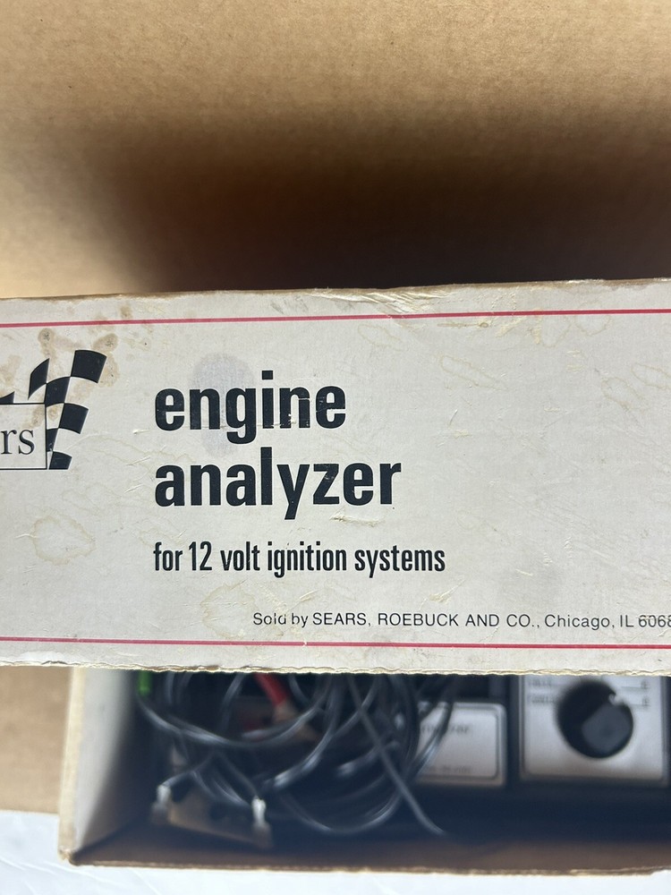 Sears Engine Analyzer For 12 Volt Systems # 161.2161 28 2161
