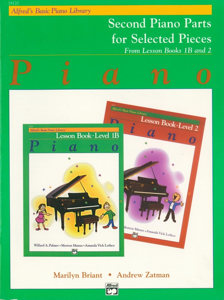 Alfred's Basic Library Second Piano Part Selected Pieces Lesson Books 1B and 2