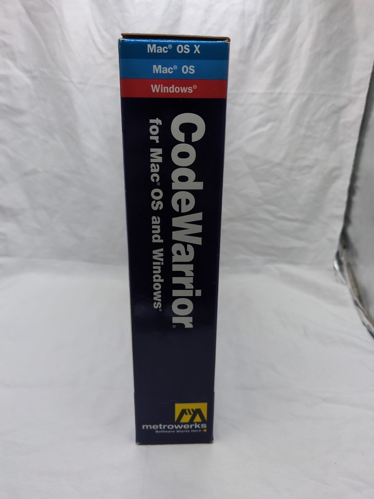 Code Warrior 7.0 For Mac OS And Windows Metroworks Software