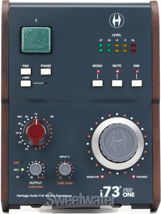 Heritage Audio i73 Pro One USB Audio Interface