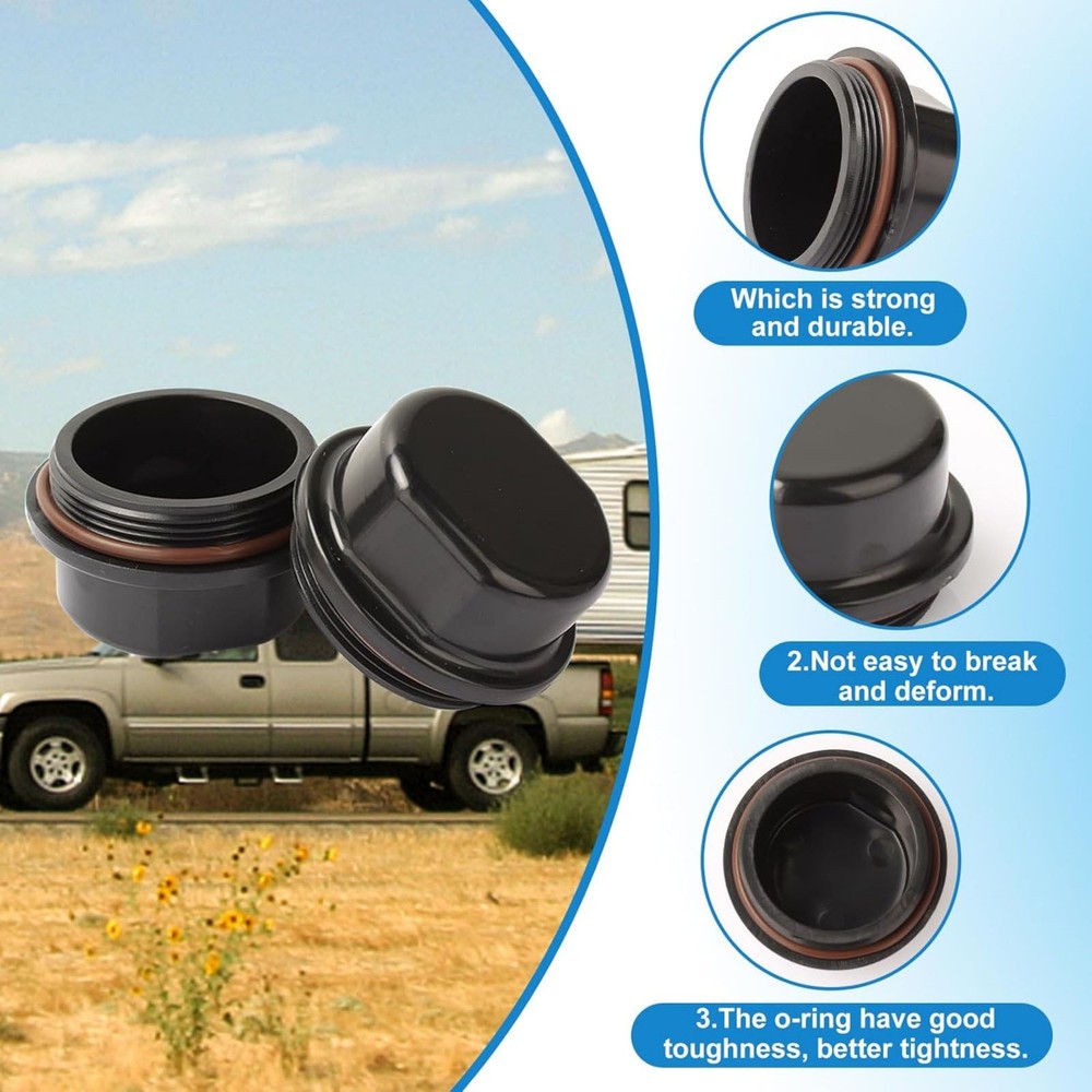 Quality Replacement Hub Dust Cap Set Plastic For Dexter Vortex Hubs 1250-1750