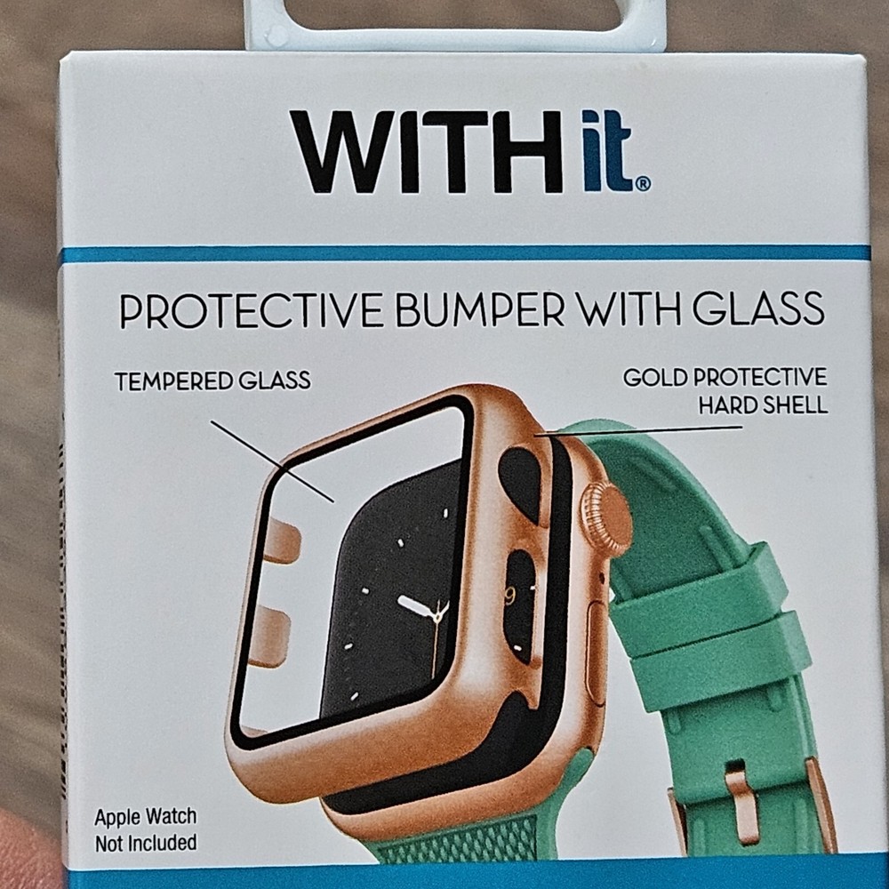 Apple Watch 45MM Protective Bumper Tempered Glass Smartwatch Screen Protector