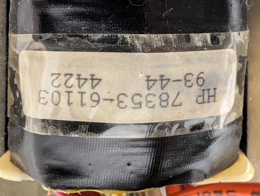 HP 78353-61103 AC Transformer+Returns